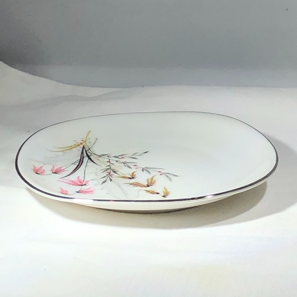 VINTAGE SCHWARZENHAMMER BAVERIA GERMANY FLORAL PLATES - SET OF 2 - Picture 13 of 15